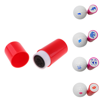 2Pcs/Set ABS Plastic Golf Ball Stamp Stamper Marker Impression Seal - Long Lasting & Quick-dry