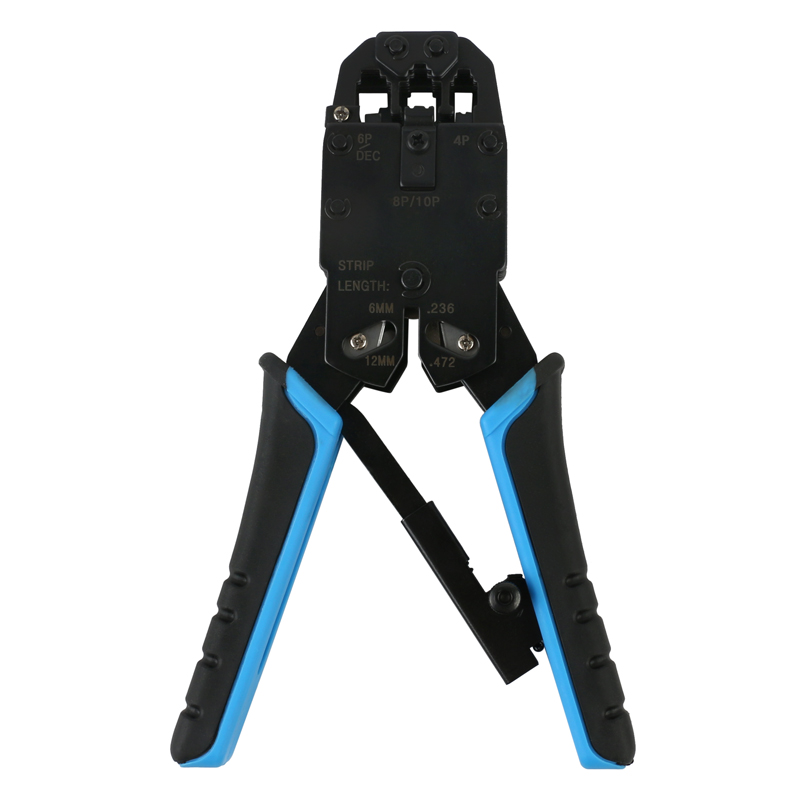 RJ48 RJ45 RJ11 RJ12 4 in 1 Multifunction Tool Wire Cable Crimper Crimp Ratchet Ethernet Crimping Tool PC Network Hand Tools