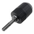 2-13mm 1/2"20unf Self-locking Keyless Wrench Drill Chuck Impact Hammer Conversion Drill Bit Holder Round Handle Connecting Rod