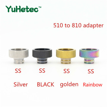 FATUBE Stainless steel 510 to 810 drip tip adapter 1pcs