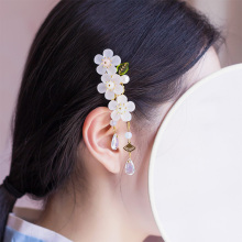 Antique hanfu hairpin fresh cherry blossom put cos hair everyday Chinese elements on duckbill clip to fairy