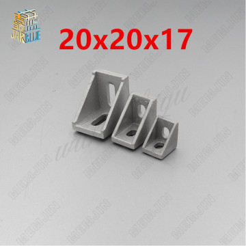50pcs 100pcs 2020 bracket 20mm x 20mm Aluminum Profile Corner Fitting Angle for 2020 aluminum profile