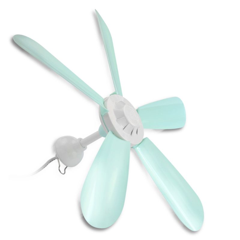 AC 220V Mini Household Dormitory Bed Hanging Fan Silent Timing Small Fan Energy Saving Cooling Portable Ceiling Fan