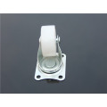 1 inch white nylon Caster/Wheel,Small furniture caster/wheel,without Bearing,For Coffee table, desk, small cupboard