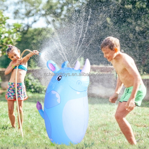 Kids Inflatable Rhino Sprinkler Toy Lawn Sprinkler Splash for Sale, Offer Kids Inflatable Rhino Sprinkler Toy Lawn Sprinkler Splash