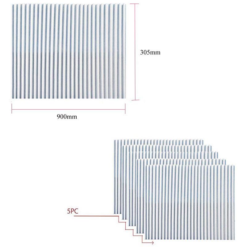 Hot Sale 5 Sheets Air Purifier Replacement Filter Replacement Pleat Filter Replacement Dust Pleat Filter