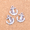 20pcs Charms double sided anchor sea 18x15mm Antique Pendants,Vintage Tibetan Silver Jewelry,DIY for bracelet necklace