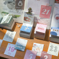365pcs 2021 Mini Calendar Cards Cute Daily Weekly Monthly Periodic Planner Agenda Organizer Desk Calendar Office Supplies