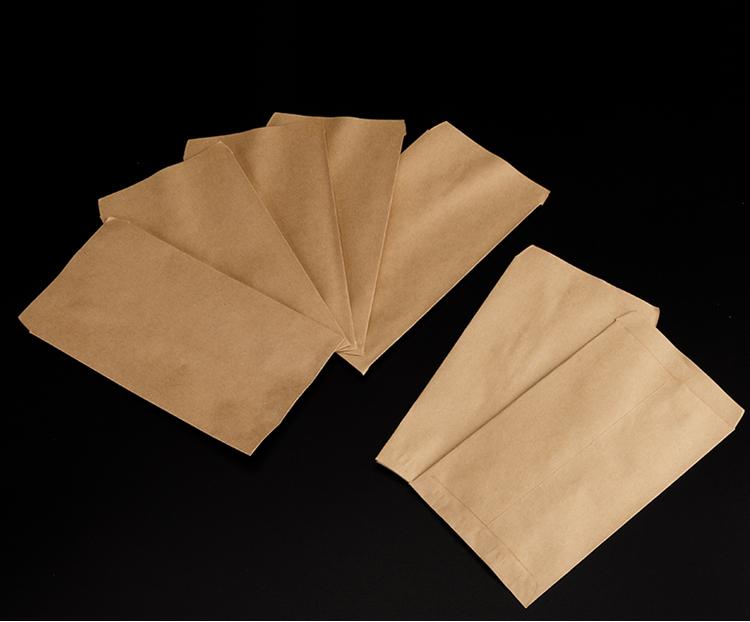 100pcs LxW: 12x20cm kraft paper brown seed bag crop pollination isolation sack seed packaging/grow/protective bags