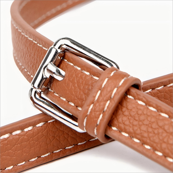 Leather flip-top fashion handbag for women