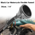 1 Funnel Spout Black Car Motorcycle Flexible Funnel Spout Mesh Screen Strainer Oil Gas Fuel engine oil coolant petrol gasoline