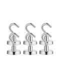 6 Pcs Strong Magnetic Hooks Heavy Duty Wall Hooks Hanger Key Coat Cup Hanging Hanger for Home Kitchen Storage Organization