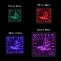 DJ Music Man Cave LED Infinity Mirror Neon Night Light Custom Name Tunnel Vision Interstellar Wood Picture Frame lamparas