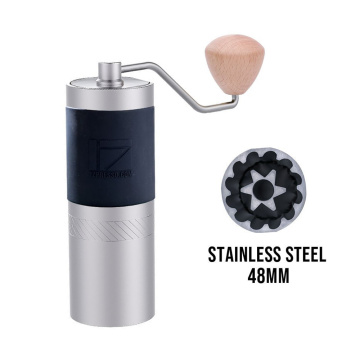 1ZPRESSO JX Manual Coffee Grinder Espresso Grinder 48mm Hexag Stainless-Steel Conical Burr Portable Hand Mill Quick-Disassembly