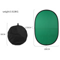 100cmX150cm Collapsible Nylon Oval Reflector 2 in 1 Blue and Green Background Board Folding Backdrops Photo Studio Accessories