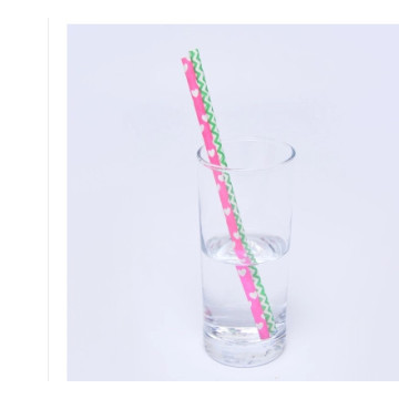 Event & Party Supplies Fruit juice milk tea drinking straw environmental paper suction tube birthday party supplies