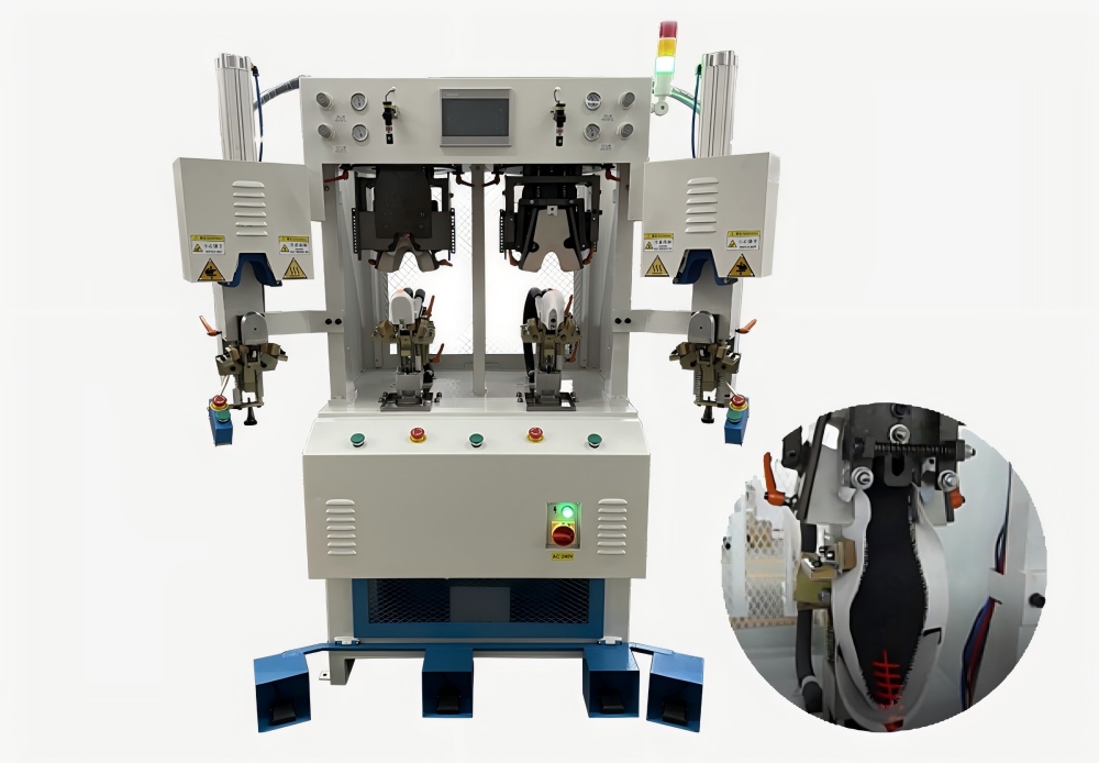 LC-299P Back Part Forming Machine For Moccasin Shoes (PLC) (1)