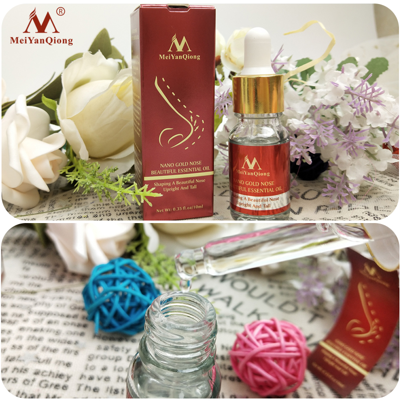 MeiYanQiong Nano Gold Nose Beautiful Essential Oil Shaping A Beautiful Nose Upright And Tail Nourish The Nose Effectively 10mL