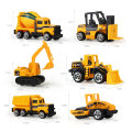 8pcs/set Mini Alloy Engineering Car Tractor Toy Dump Truck Classic Model Vehicle Educational Toys for Boys Children