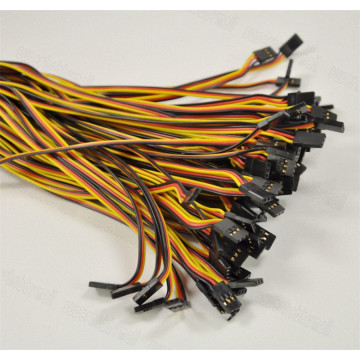 10pcs/set 60 Cores 22AWG Servo Extension Lead Cord Wire Cale JR Plug 30cm 50cm 60cm 90cm For RC Model