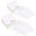 100pcs New Eyelash Glue Remover Cotton Wipes UV Gel Nail Tips Polish Remover Cleaner Lint-Free Paper Pad Eyelash Make Up Tools