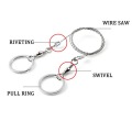 Steel Metal Manual Chain Saw Wire Saw Scroll Outdoor Emergency Travel Outdoor Camping Survival Tools