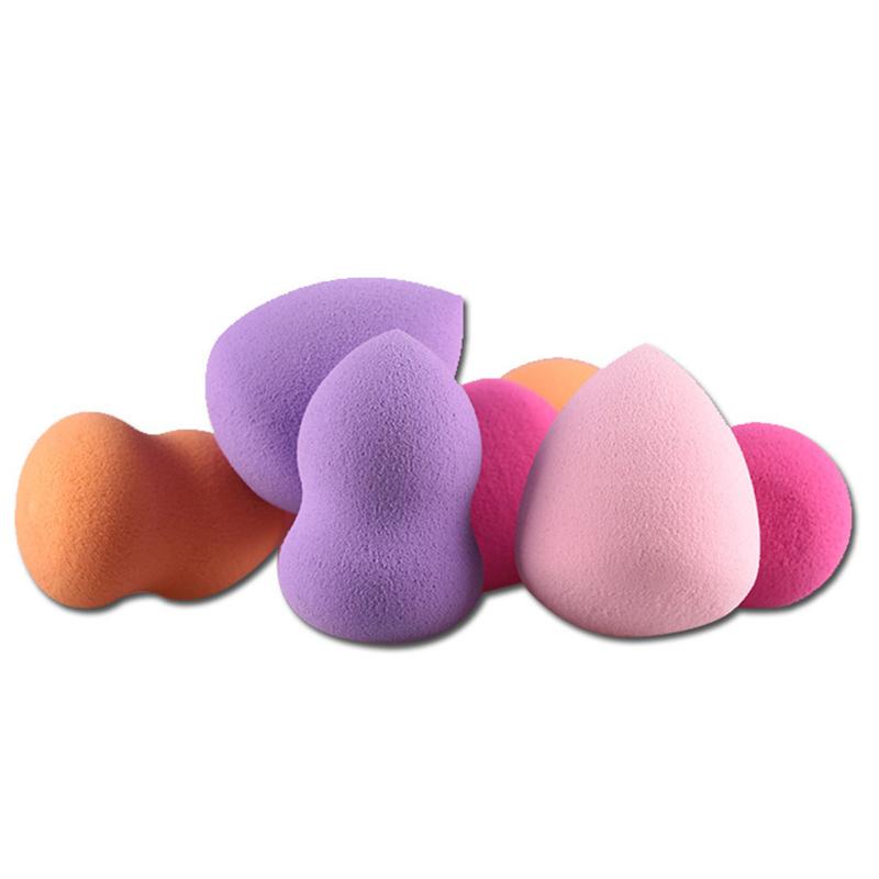 4PC / Set Of Foundation Makeup Puff BB Cream Water Drop Gourd Beauty Egg Blush Healthy Latex Soft Sponge