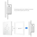 WiFi Smart Wall Light Switches Fan Switch Lamp Controller Touch Panel Wireless Tuya App Remote Control By Alexa Google Home