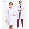 Fashion Medical white coat Long short Sleeve women Medical Coat Uniform Medical Lab Coat Hospital Doctor Slim medical uniform