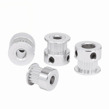 16-20 tooth synchronous wheel Timing Pulley Bore 5mm Width 6mm band Aluminum metal gear Part pulley belt printer Parts