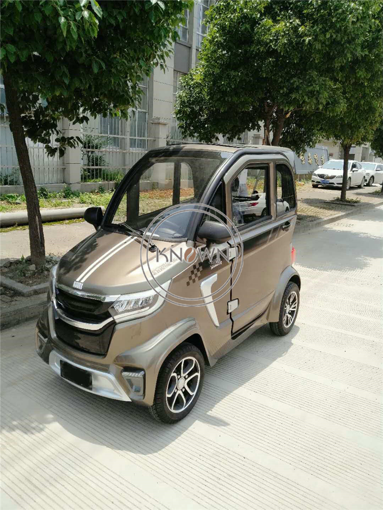 4 Wheels Electric Vehicle Family Mobility Scooter Adult Tricycle Tuk Tuk Car for 3 Passenger with COC EEC