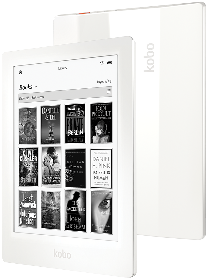 eBook eReader Kobo Aura HD 6.8 inch 1440x1080 WIFI Touch screen e Book Reader e-ink Front Light e-books Reader