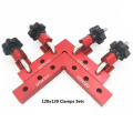 Woodworking Adjustable Corner Clamping Ruler Aluminium Alloy Right Angle Clamps L-Shaped Auxiliary Fixture Positioner Clips