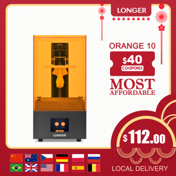 LONGER ORANGE 10 LCD SLA 3D Printer Kit With Resin Matrix UV Lighting of Resin 3D Printer Full Metal Body 3D Print Resin Printer