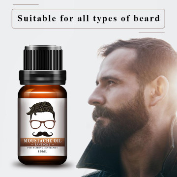10ml Beard Natural Nourish Oil Deep Moisturizing Hair Beard Eyelash Mustache Care Loss Prevent Oil TSLM1