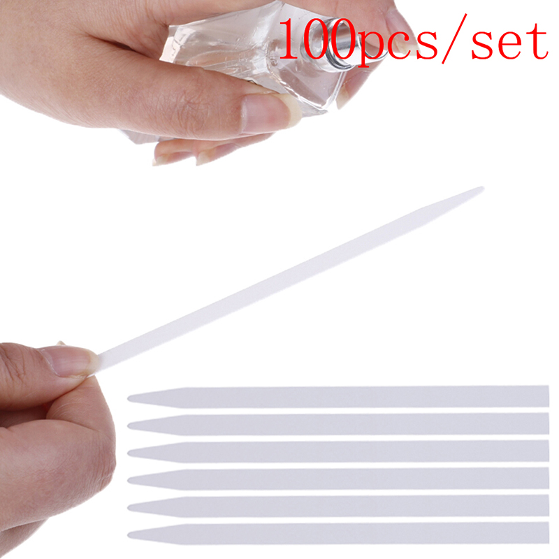 100pcs Hot Sale Perfume Essential Oils Test Strips Aromatherapy Fragrance Paper Strips Perfume Oils Paper Testing Strip 137*7mm