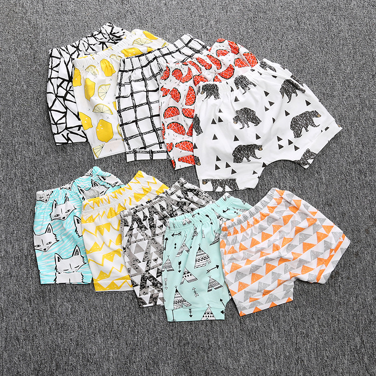 Newborn Infant Baby Shorts Boys Girls Cotton Shorts Casual Kids Clothes
