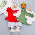 Baby suit Summer fashion kids Baby Clothing Set for Boys Cute Casual Clothes Set printing Top Shorts infant Suits Kids Clothes