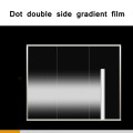 HOHOFILM 152CM*50CM White Dot Self Adhesive double-way Gradient Window Film Gradual Frosted Window Film Decorative