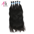 Ali-beauty Human Braiding Hair Bulk No Weft Extensions 100g 100% Brazilian Remy Human Hair Bulk Bundles