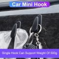 Multi-functional 4pcs Heavy Duty Car Panel Adhesive Hooks Stick On Hooks Wall Hangers Car Accessories For Auto Truck