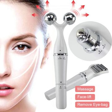 Aesthetic Products 3D Massager Roller For Face Beauty Instrument V Shape Face Lift Wheel Skin Care Wrinkle Slimming Simulator