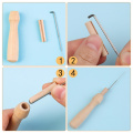 MIUSIE 30 PCS Wool Felt Needle Felt Needle Felting Starter Kit Felting Needles Felt Diy Package for Felting with Bottle