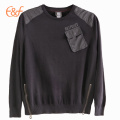 New Design Fashion Plain Jumpers with Zippers