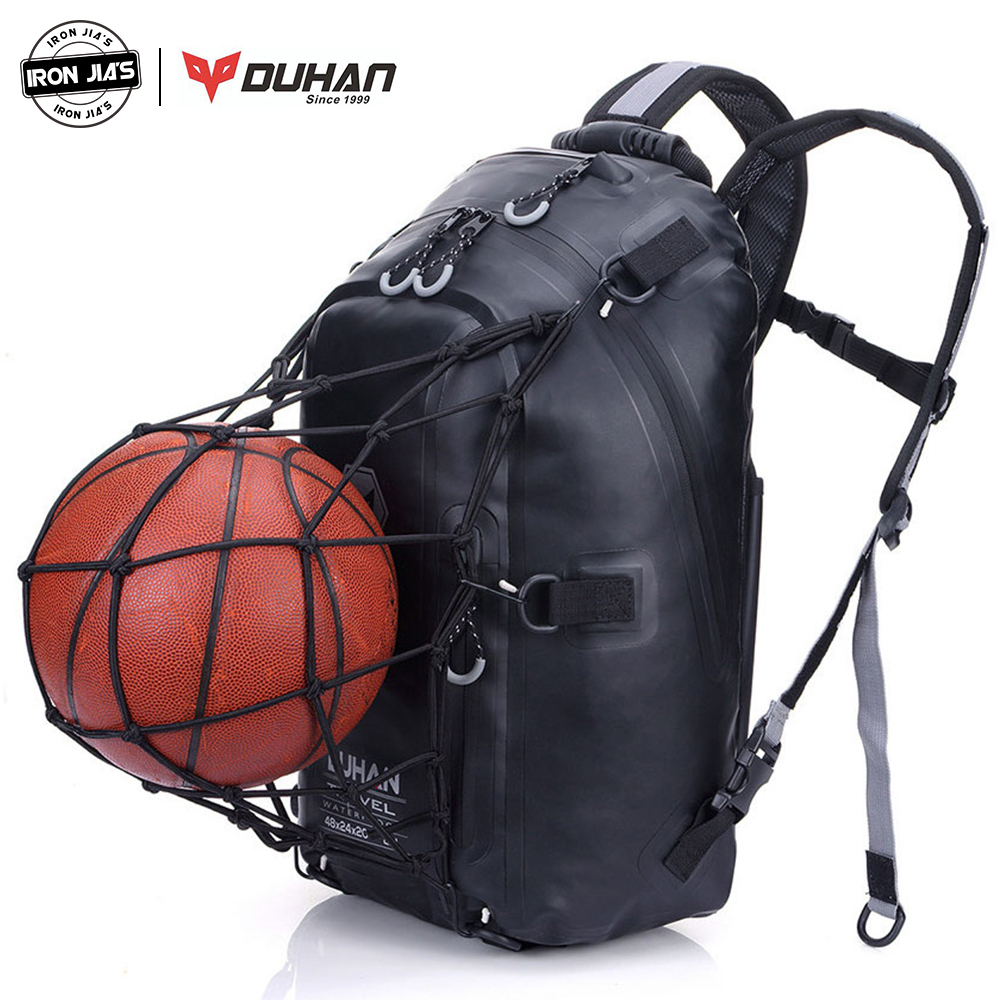 DUHAN Motorcycle Bag Black Waterproof Moto Bag Biker Motorcycle Helmet Backpack Luggage Moto Tank Motorcycle Racing Backpack