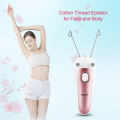 Painless Women Facial Defeatherer Rechargeable Cotton Thread Face Hair Remover Lady Epilator Professional Body Depilation Device