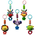 Cute Cartoon Animal Rattle Baby Toys Educational Newborn Infant Toddler Baby Toys Musical Baby Mobile Stroller Toy For Boy Girl