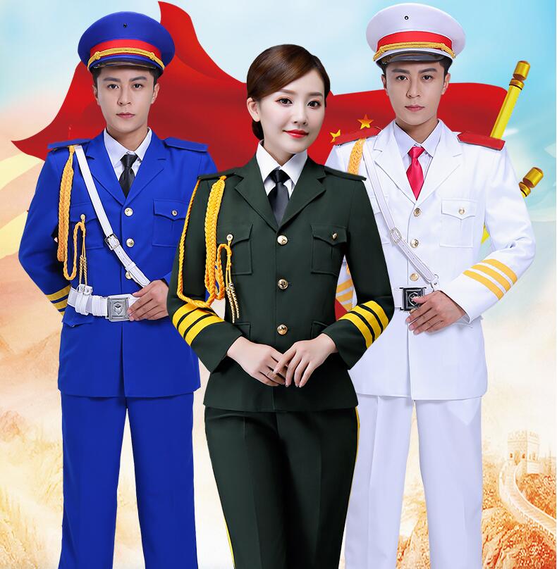 National Flag male Uniform Institutions honour guard public functionary Chorus Performance Military Clothing Flag Raiser Clothes