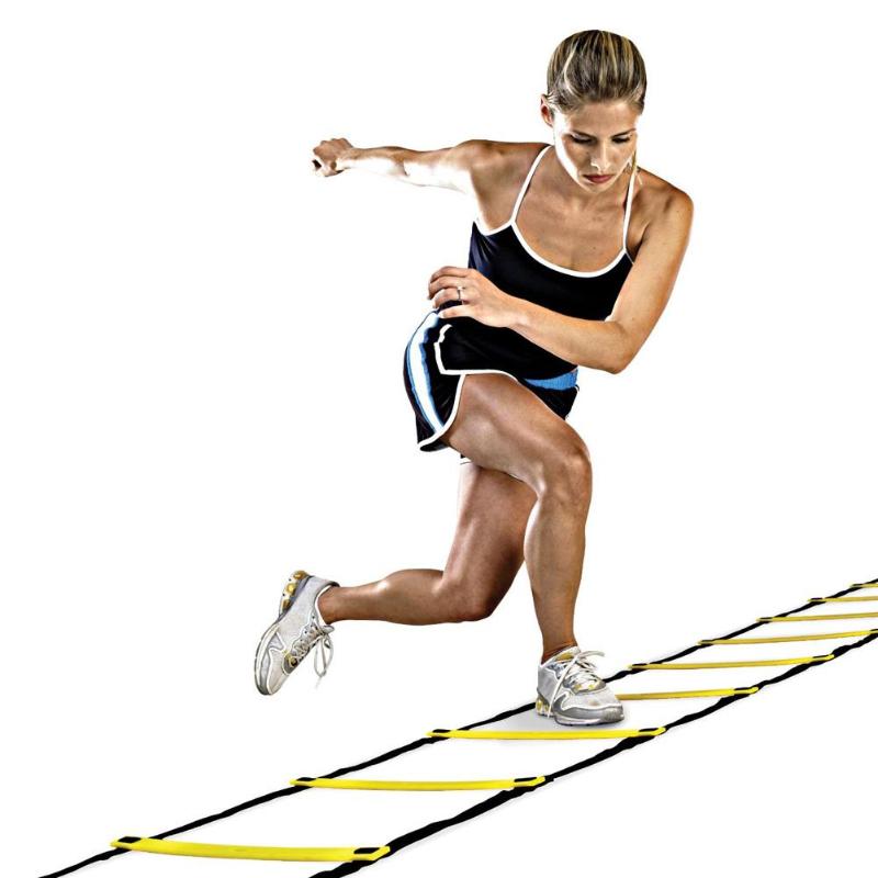 4/6/7/9/12/14 Rung Nylon Straps Agility Training Ladders Soccer Football Speed Ladder Training Stairs Outdoor Fitness Equipment