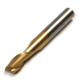 1pc 4mm 6mm Shank Titanium Coated Aluminium HSS 2 Flute Mills CNC Bits End Mills High Hardness Forming&Cutting Cutter Tools